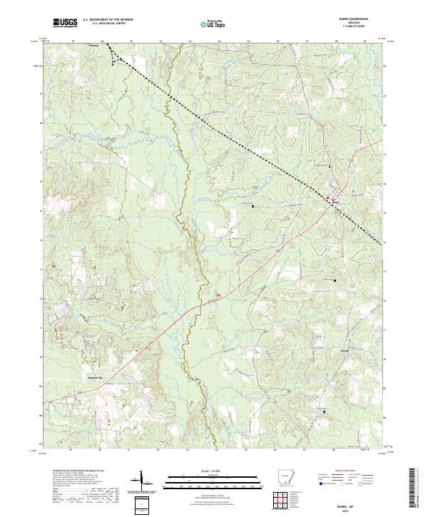 USGS Topographic Map – Banks