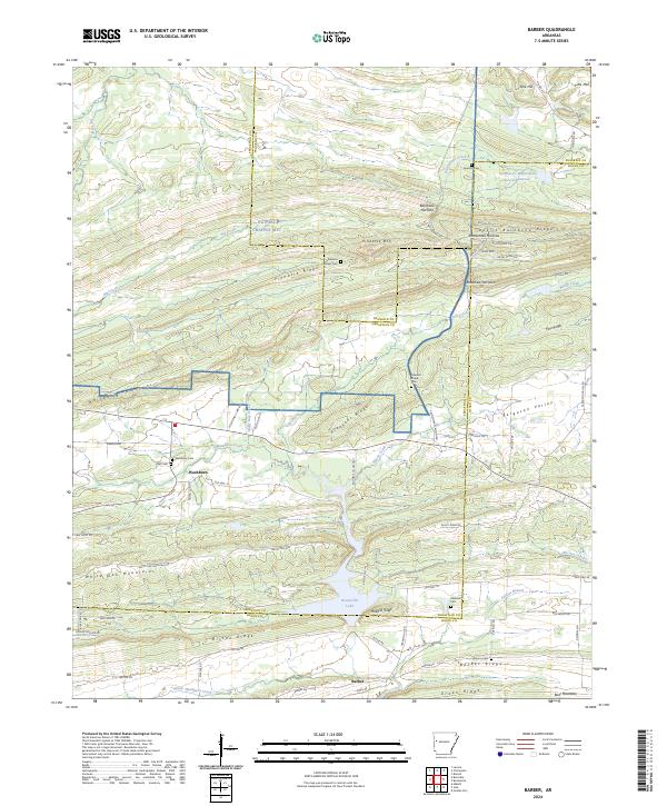 USGS Topographic Map – Barber