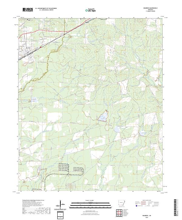 USGS Topographic Map – Bearden