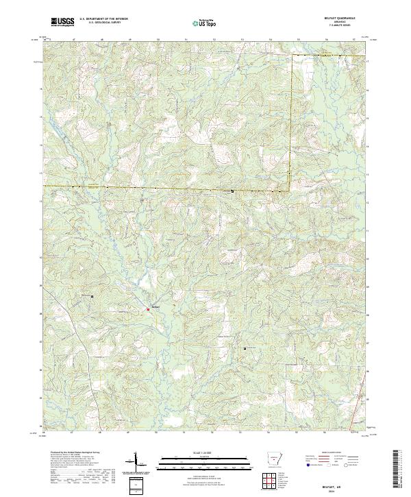 USGS Topographic Map – Belfast