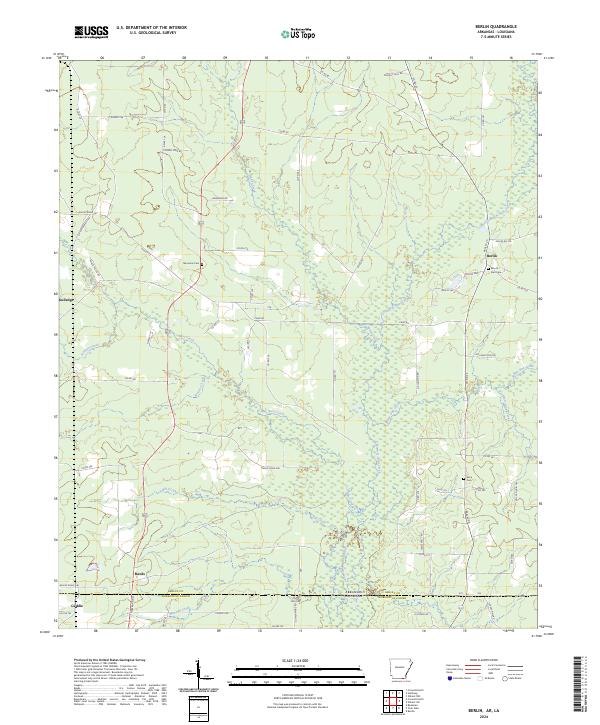 USGS Topographic Map – Berlin