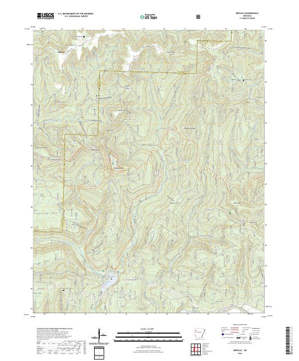 USGS Topographic Map – Bidville