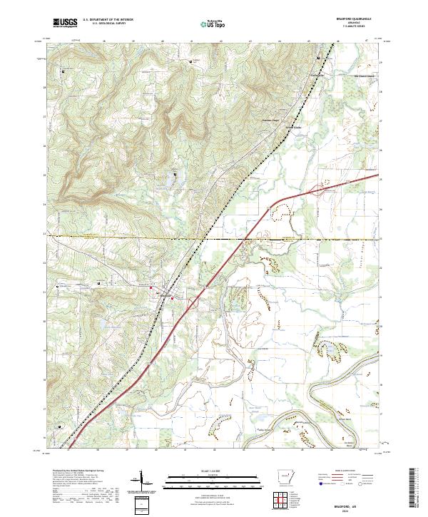 USGS Topographic Map – Bradford