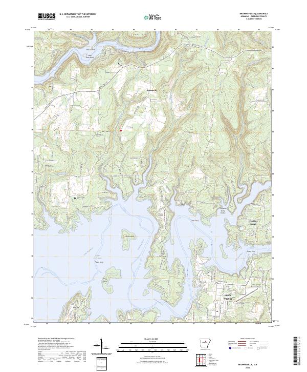 USGS Topographic Map – Brownsville
