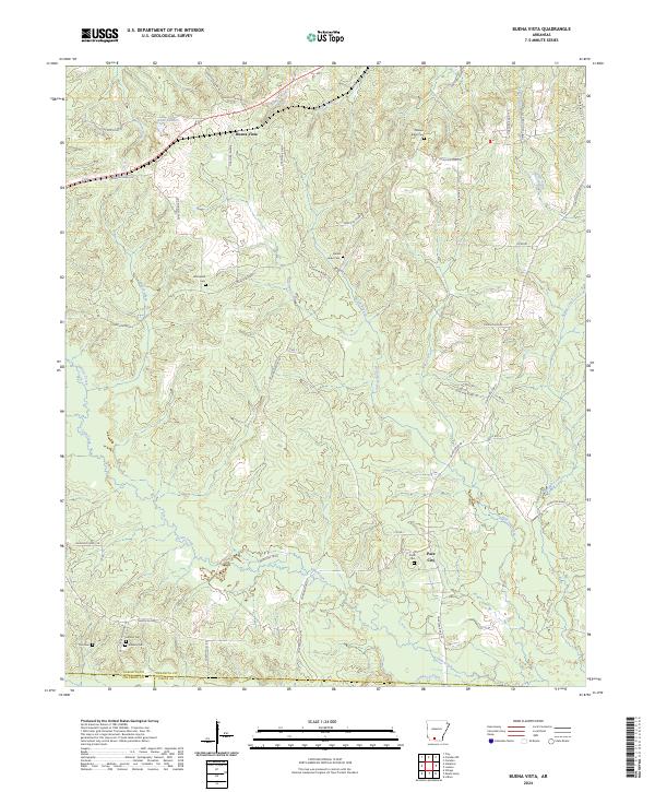 USGS Topographic Map – Buena Vista