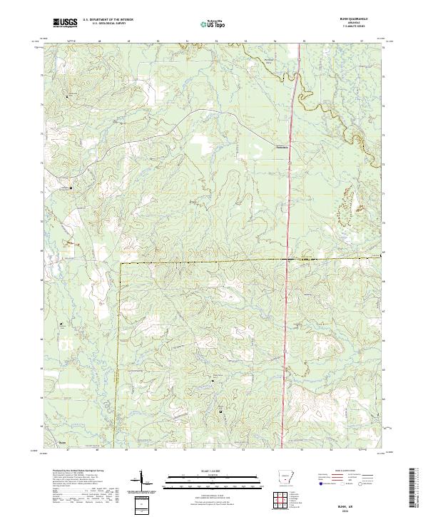 USGS Topographic Map – Bunn