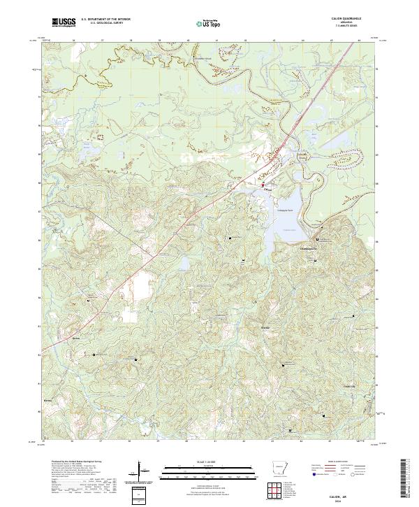 USGS Topographic Map – Calion