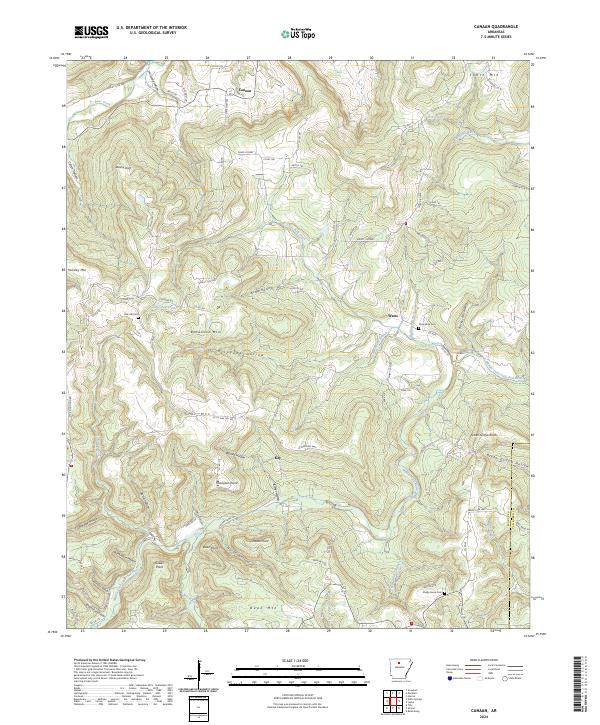 USGS Topographic Map – Canaan