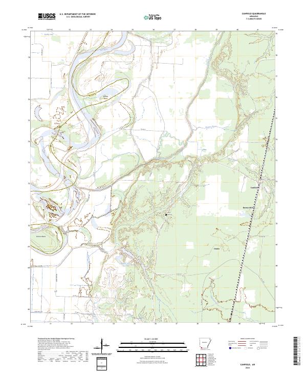 USGS Topographic Map – Canfield