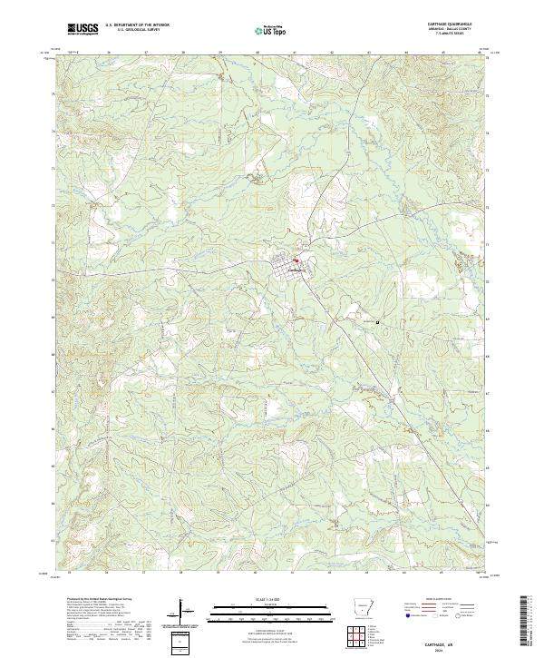 USGS Topographic Map – Carthage