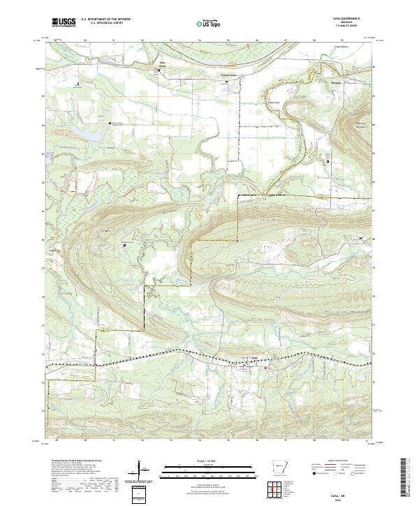 USGS Topographic Map – Casa