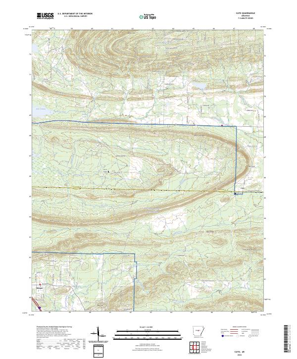 USGS Topographic Map – Cato