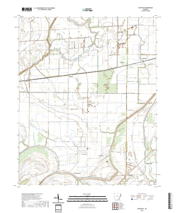USGS Topographic Map – Chatfield