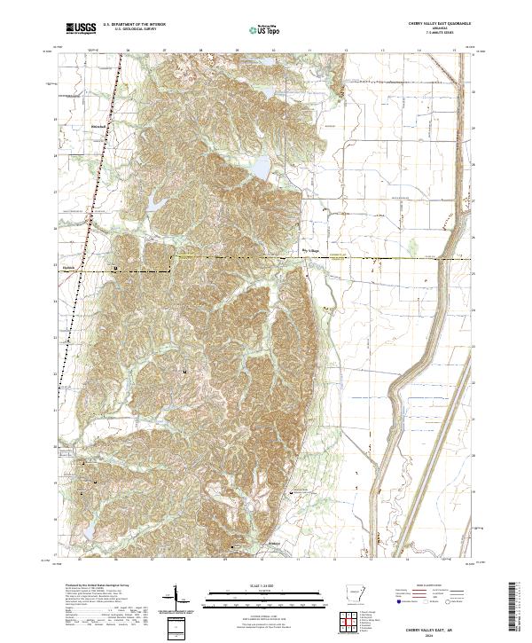 USGS Topographic Map – Cherry Valley East