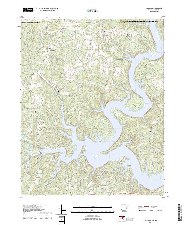USGS Topographic Map – Clarkridge