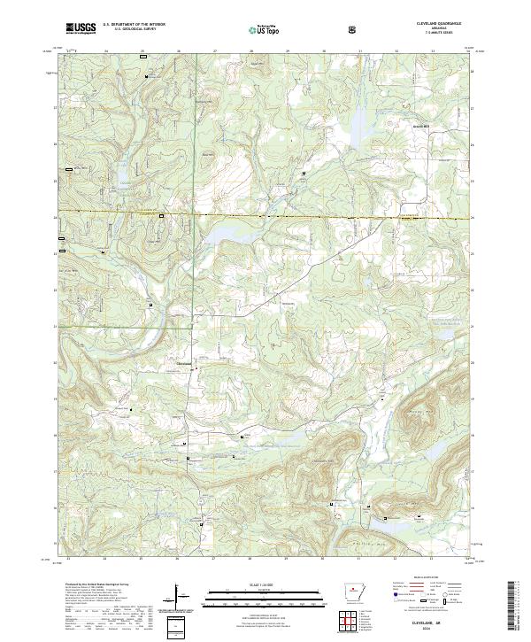 USGS Topographic Map – Cleveland