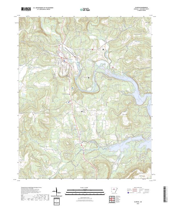 USGS Topographic Map – Clinton