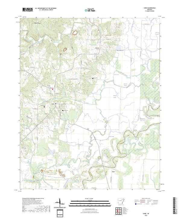 USGS Topographic Map – Cord