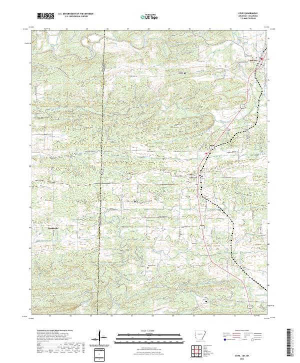USGS Topographic Map – Cove