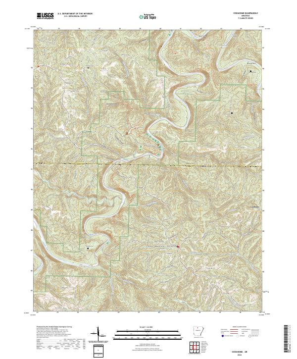 USGS Topographic Map – Cozahome