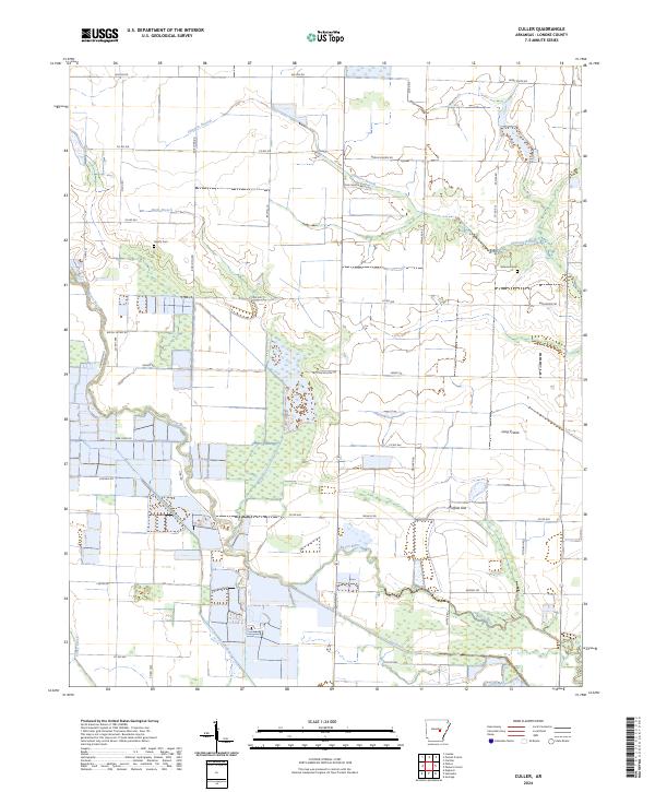USGS Topographic Map – Culler