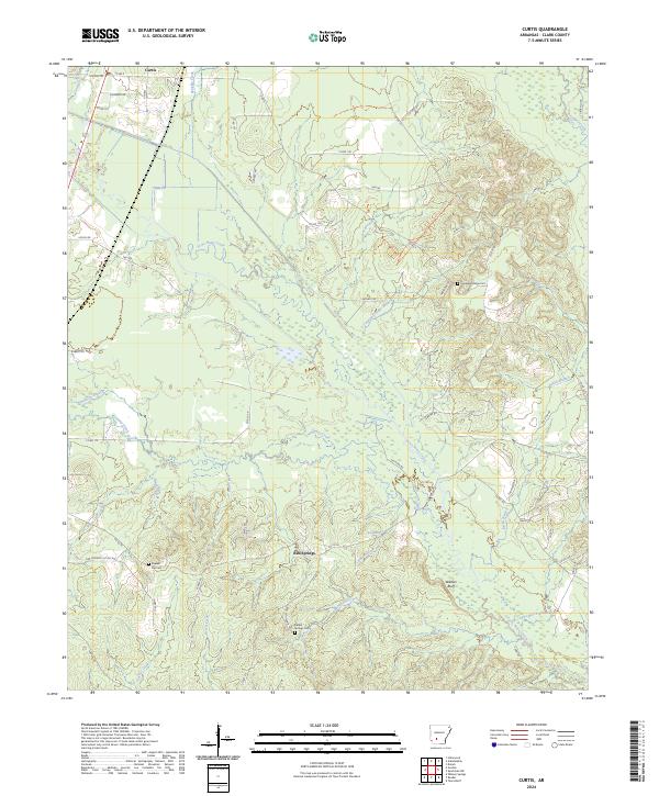 USGS Topographic Map – Curtis
