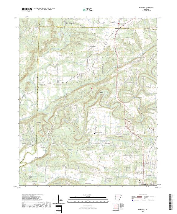 USGS Topographic Map – Damascus
