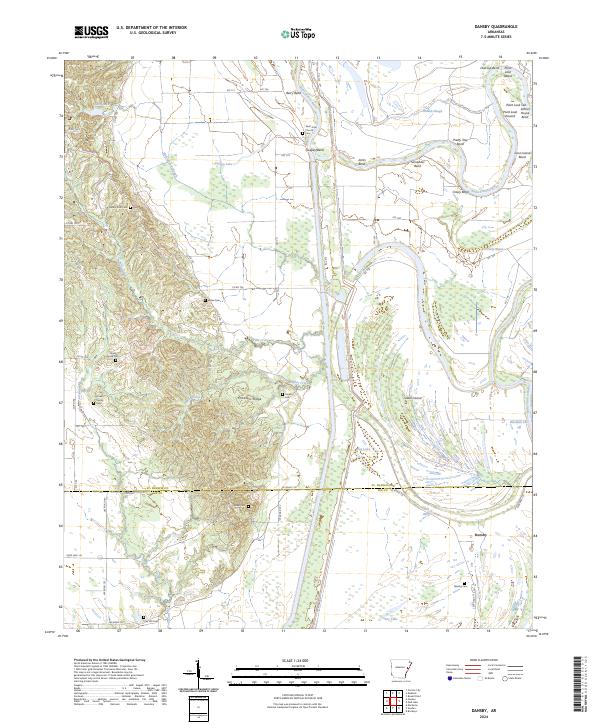 USGS Topographic Map – Dansby