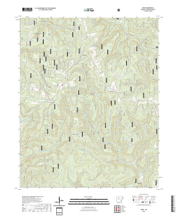 USGS Topographic Map – Deer