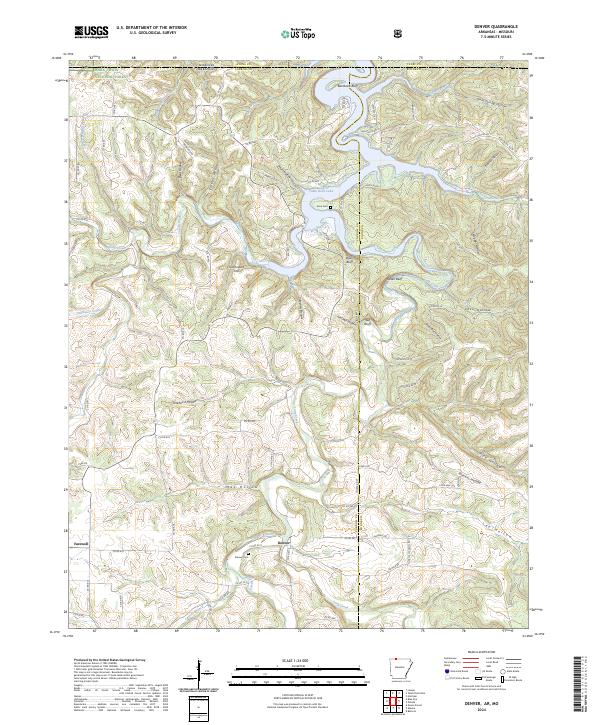 USGS Topographic Map – Denver