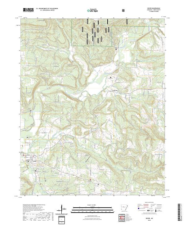 USGS Topographic Map – Dover