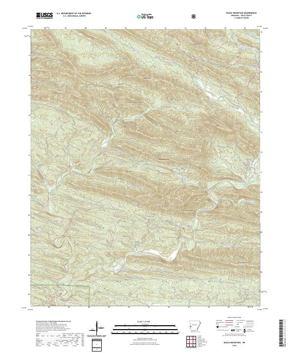 USGS Topographic Map – Eagle Mountain