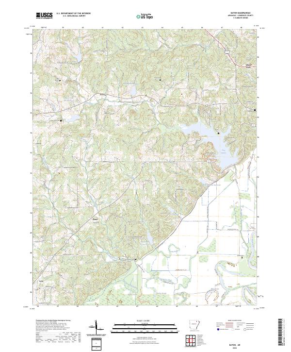 USGS Topographic Map – Eaton