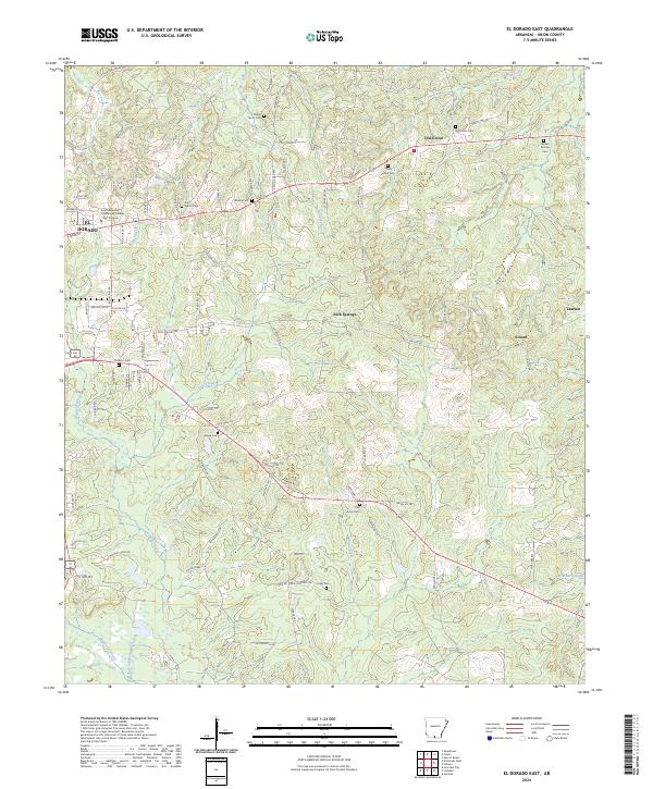 USGS Topographic Map – El Dorado East