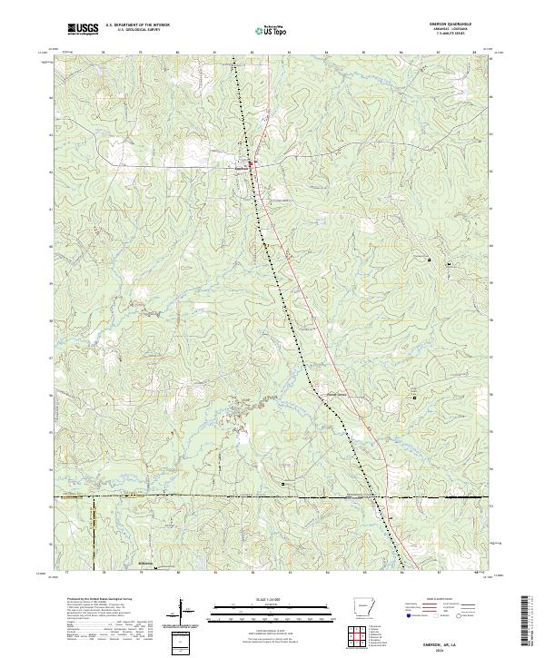 USGS Topographic Map – Emerson