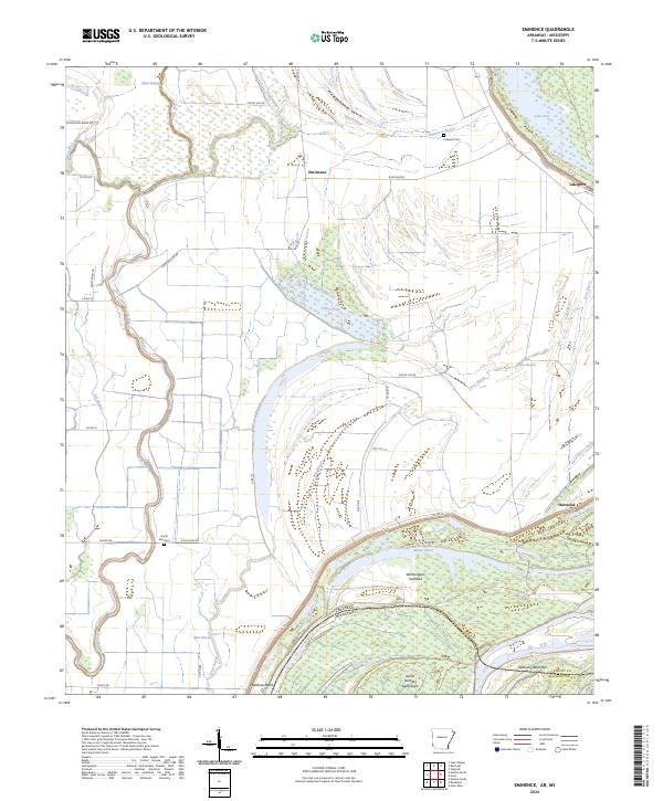 USGS Topographic Map – Eminence