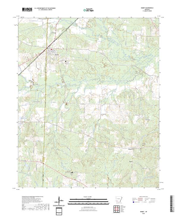 USGS Topographic Map – Emmet
