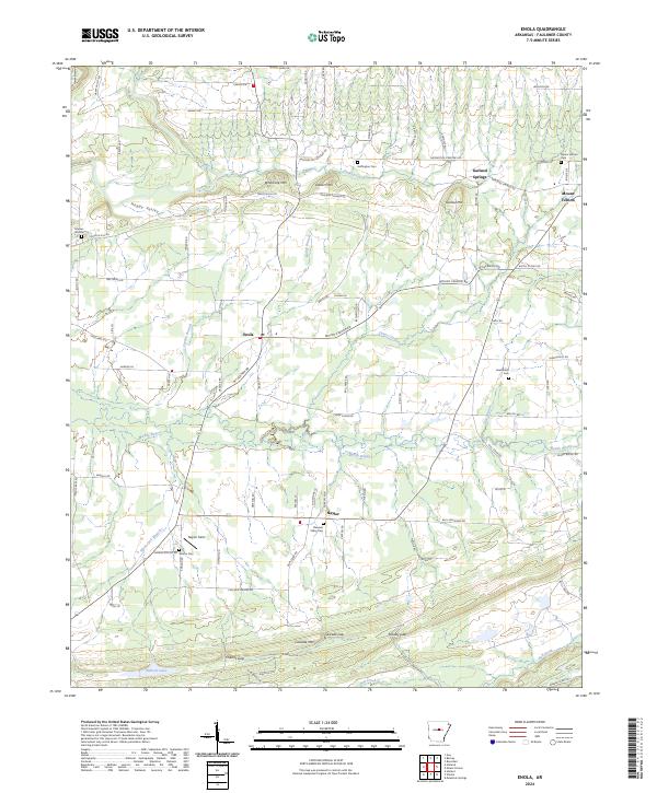 USGS Topographic Map – Enola