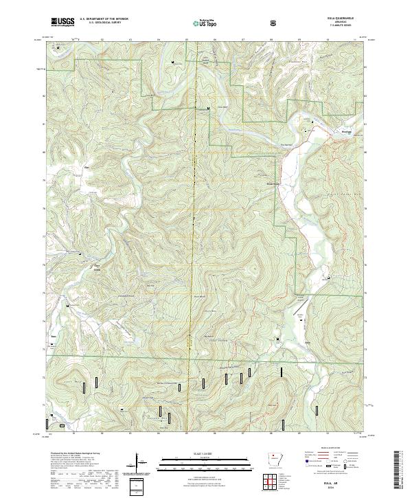 USGS Topographic Map – Eula