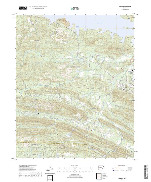 USGS Topographic Map – Ferndale