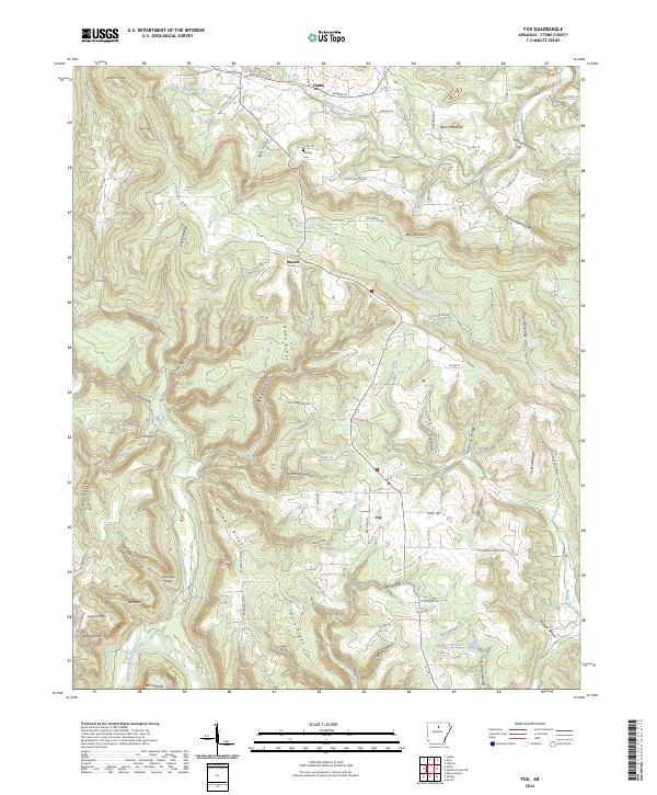 USGS Topographic Map – Fox