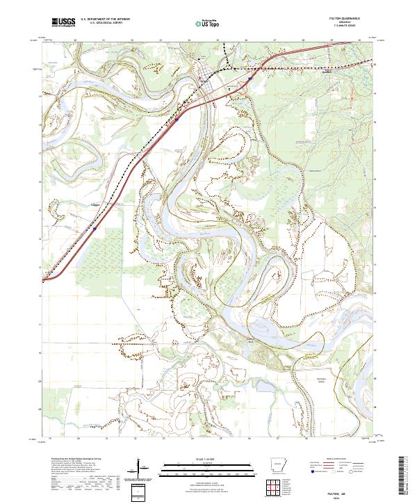 USGS Topographic Map – Fulton