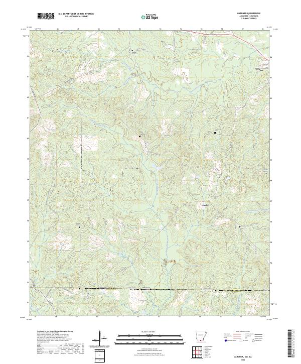 2024 Map of Gardner, 2024 Print