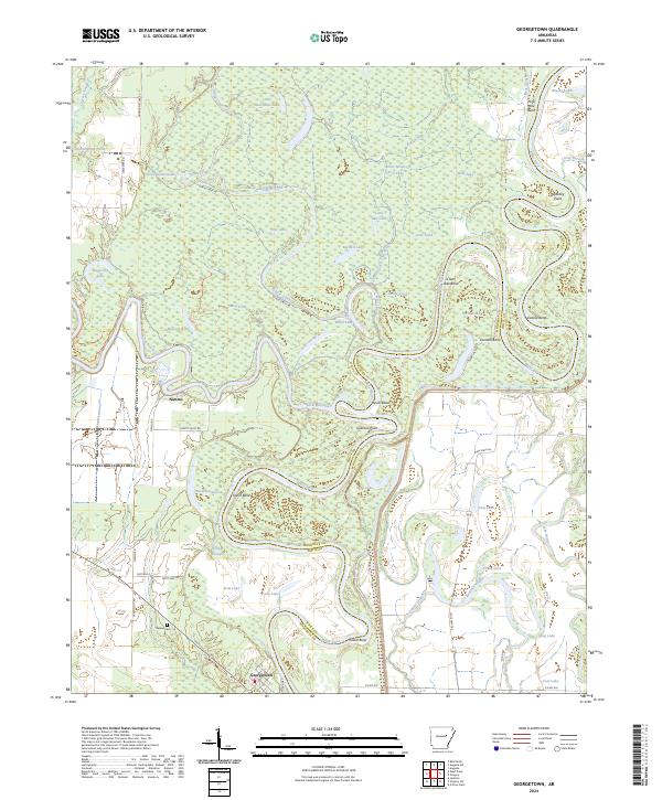 USGS Topographic Map – Georgetown