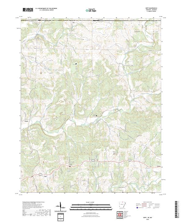 USGS Topographic Map – Gepp