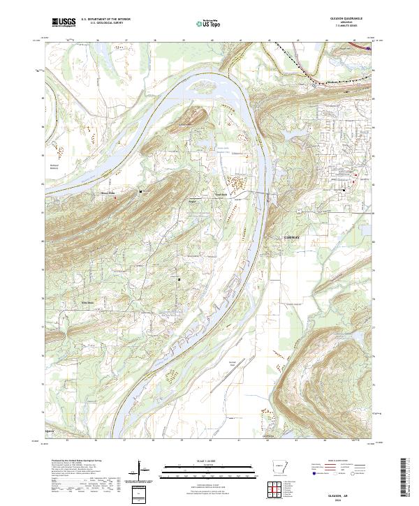 USGS Topographic Map – Gleason