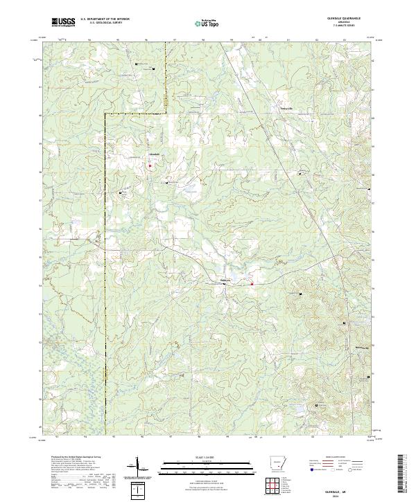 USGS Topographic Map – Glendale