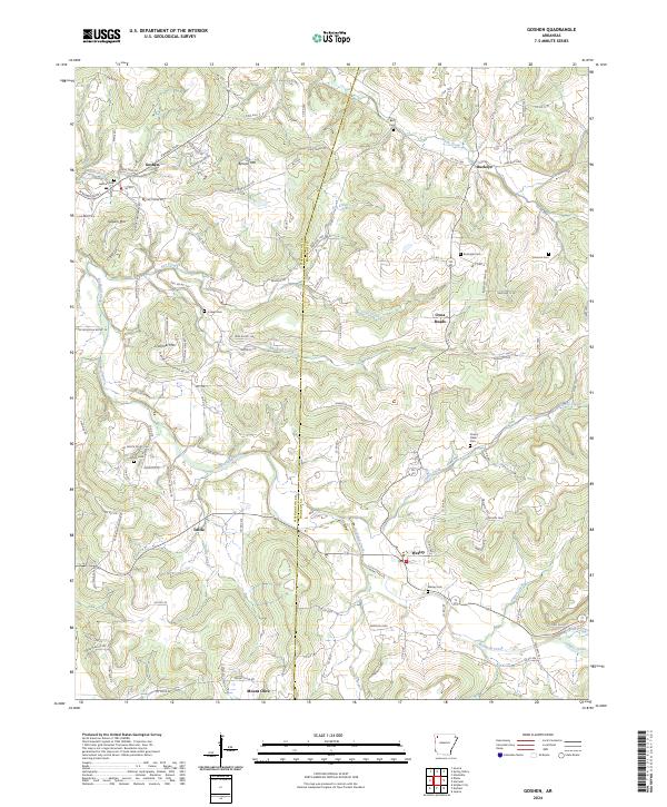USGS Topographic Map – Goshen