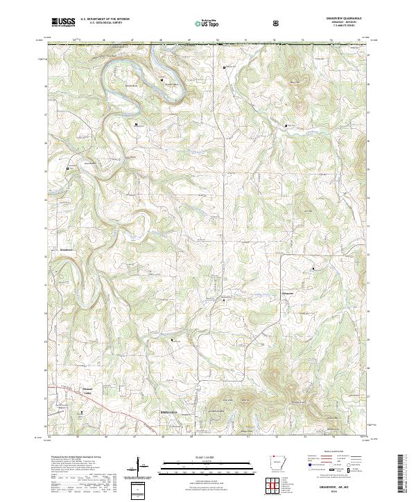 2024 Map of Grandview, 2024 Print