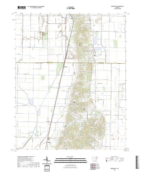 USGS Topographic Map – Greenfield